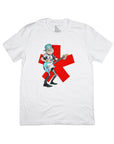 TMD Comic by Thomas Tenney T-Shirt and Sticker White
