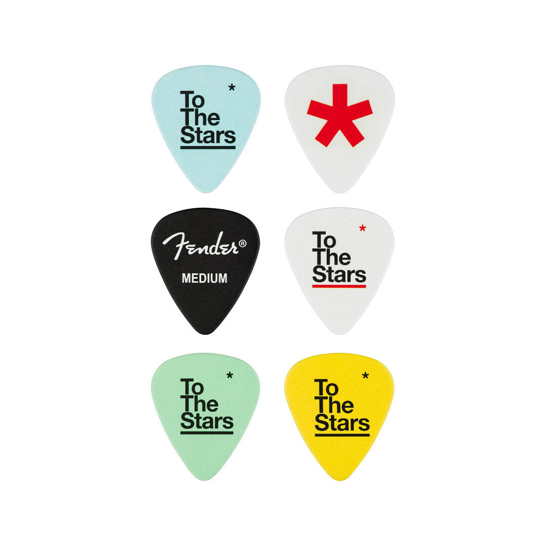 TTS* x Fender x Tom 351 Celluloid Picks 6 Pack