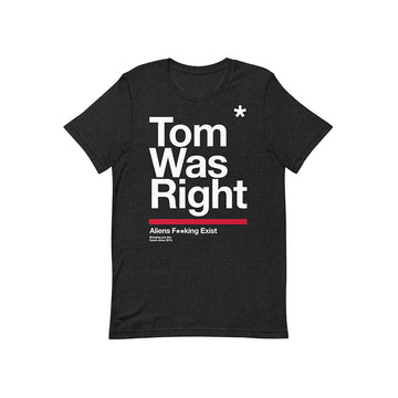 Tom Was Right T-Shirt Black