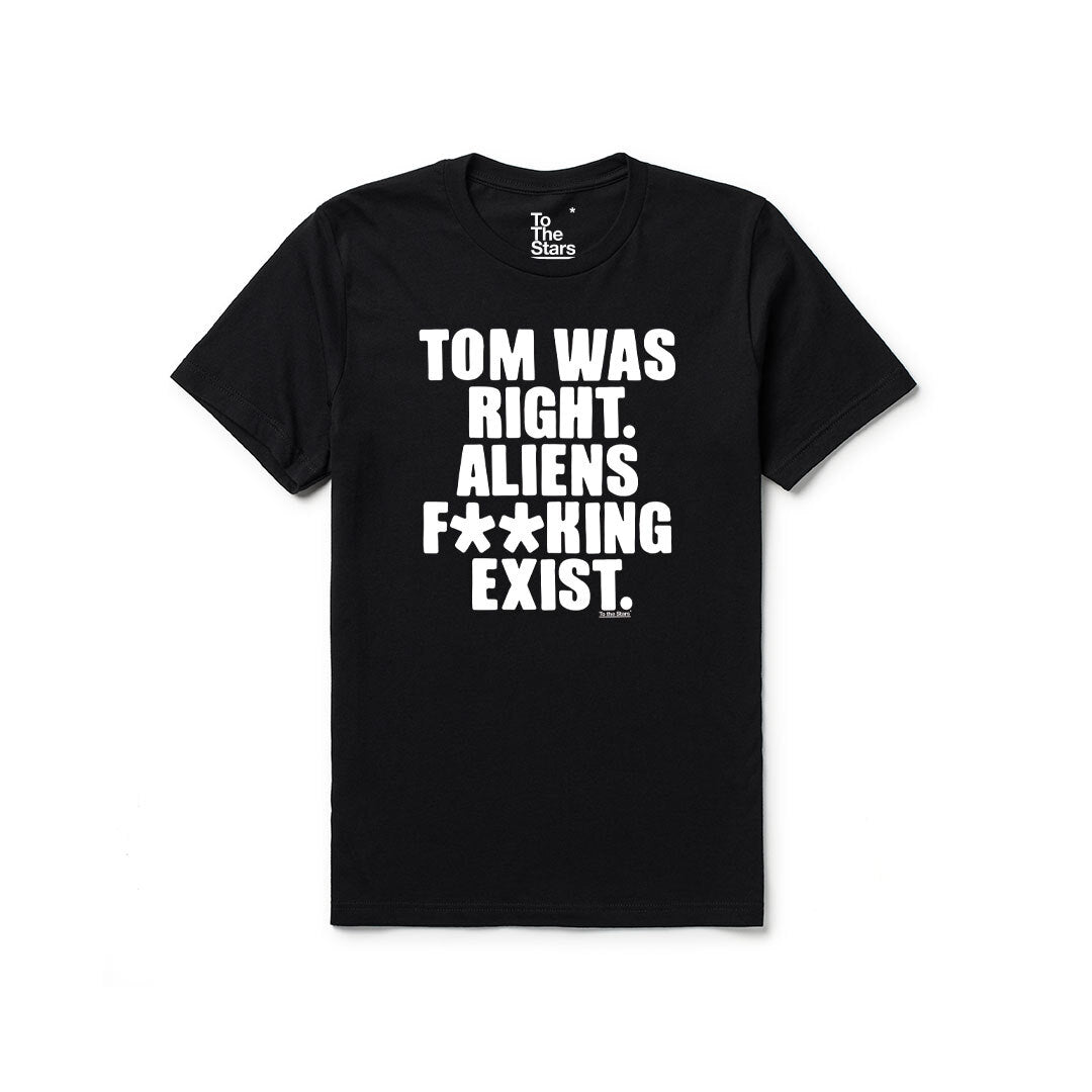 Tom Was Right Headline T-Shirt Black