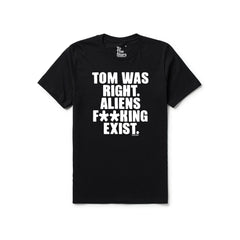 Tom Was Right Headline T-Shirt Black