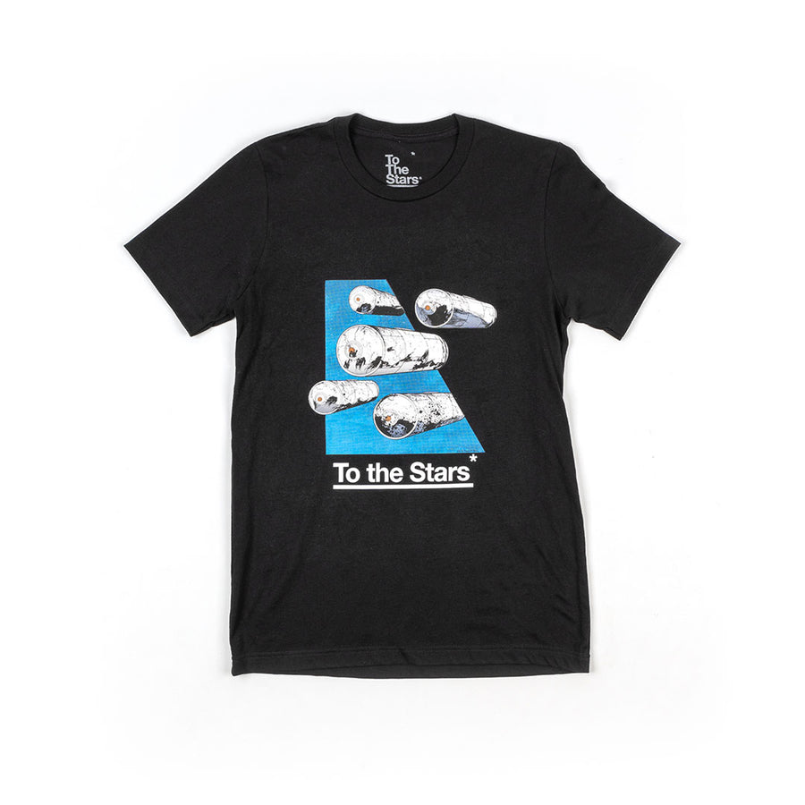 Tic Tac Comic by Thomas Tenney T-Shirt Black