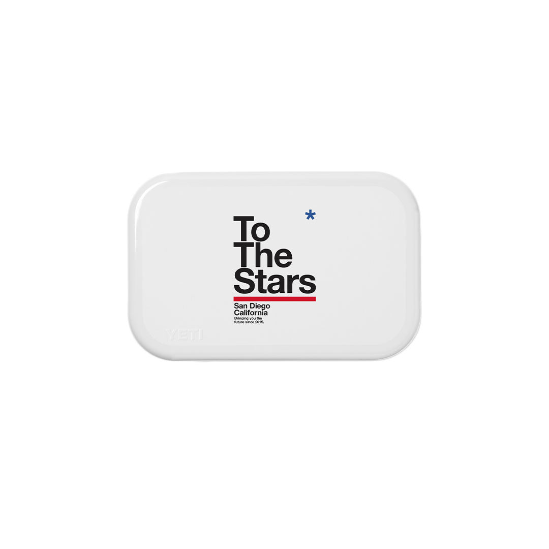 TTS* x Yeti Package Roadie 15 Cooler White