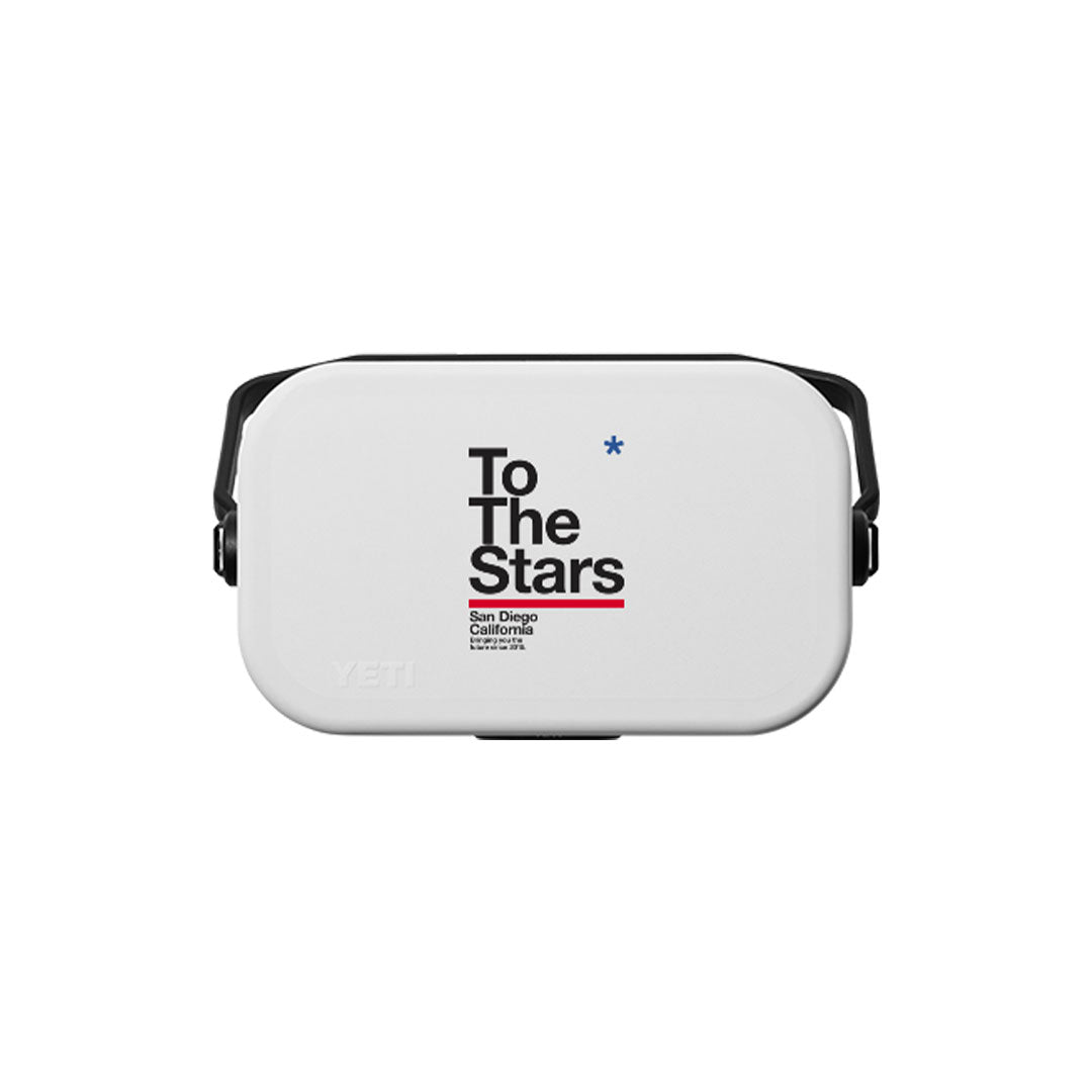 TTS* x Yeti Package Roadie 8 Cooler White