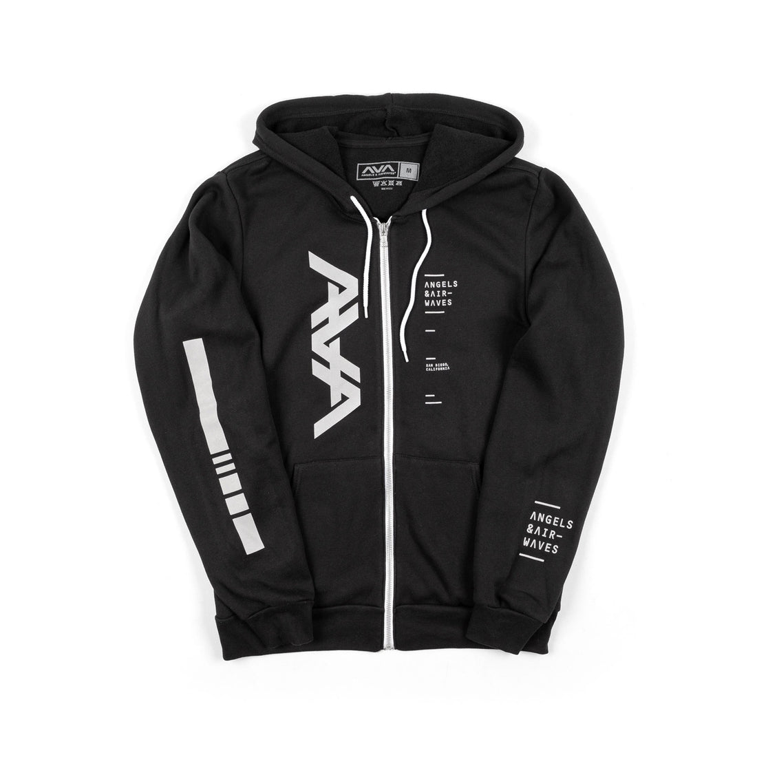 Angels & Airwaves Vert Zip-Up Hoodie Black