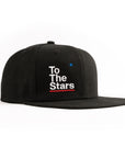 To The Stars* Package Snapback Hat Black Side
