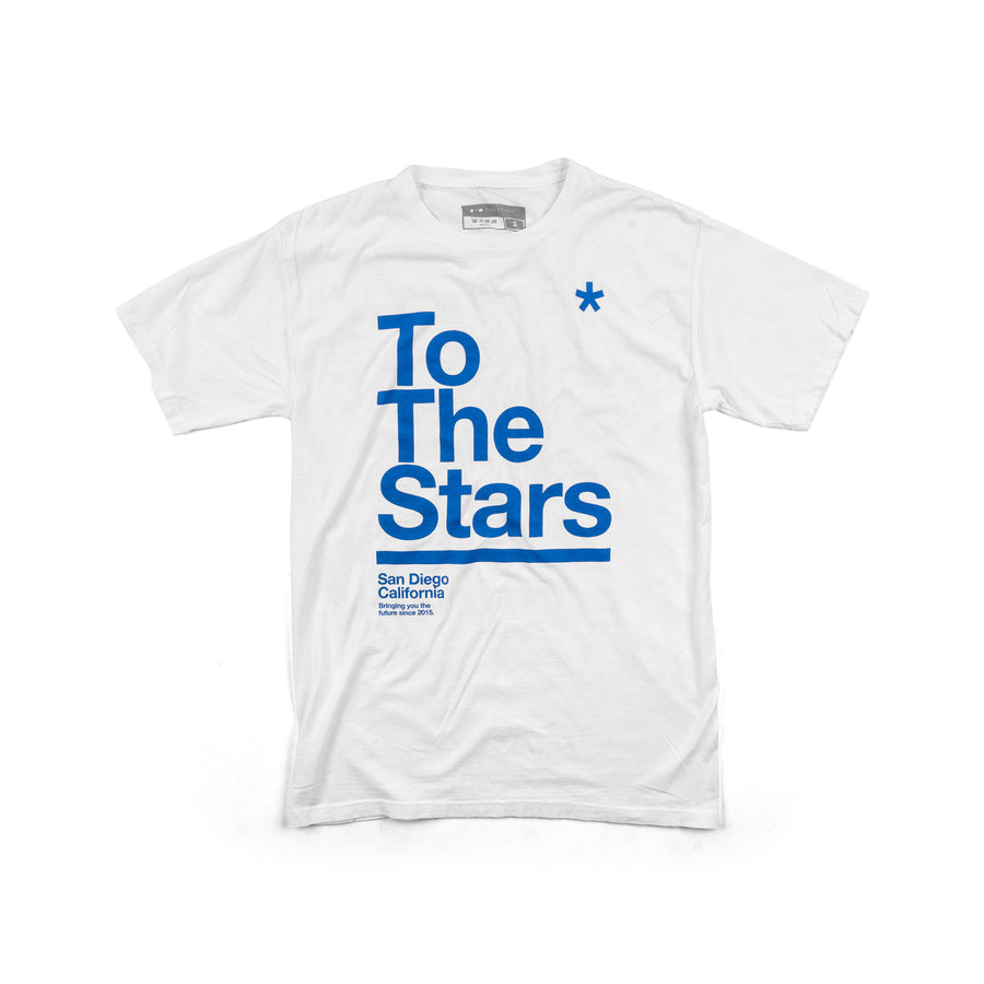 To The Stars* Package T-Shirt White/Blue