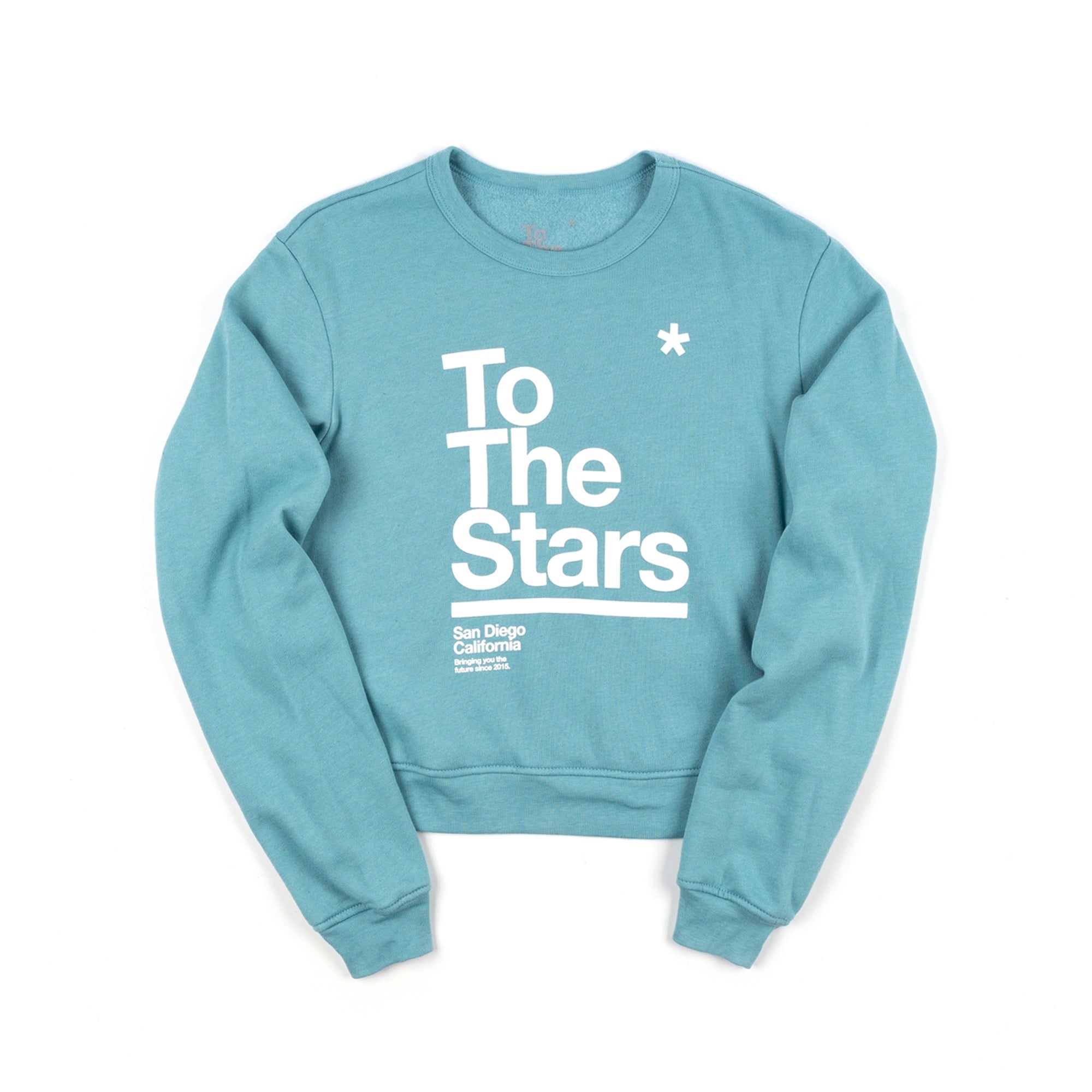 Package Womens Crewneck Sweatshirt Blue