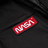 TTS* x NASA Worm Logo Red Patch Jacket Black